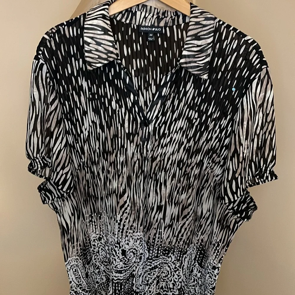 Animal Print Size 4X EUC - Picture 5 of 12